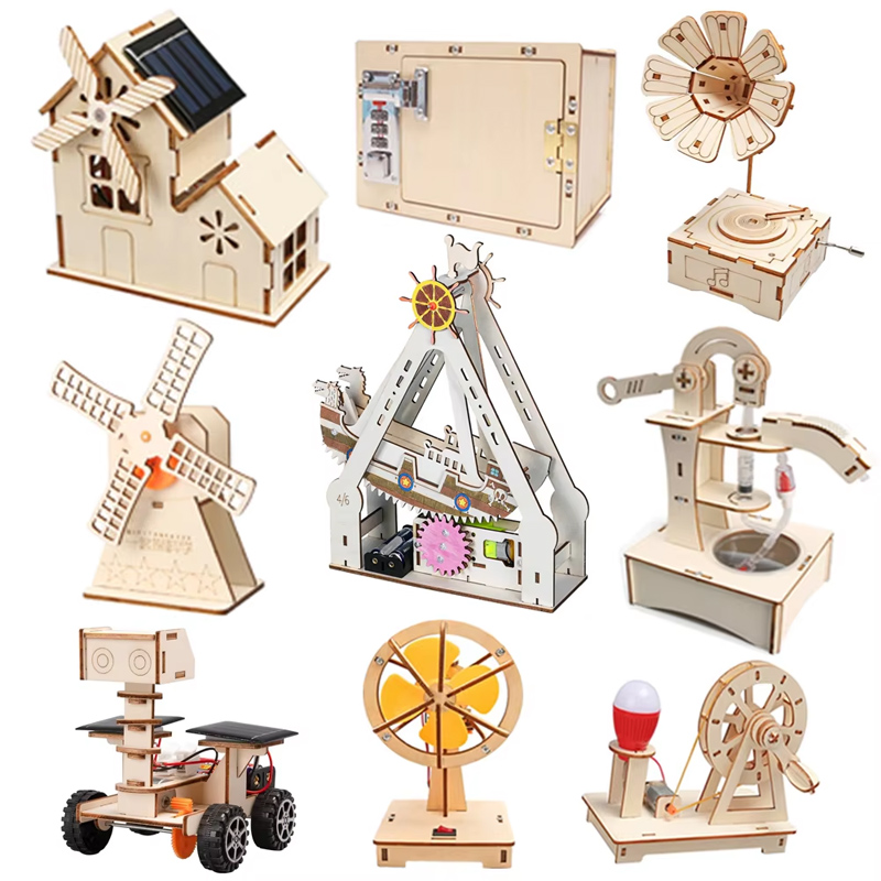 STEAM Experiment Kit Wooden DI - Science Project Kit review and price