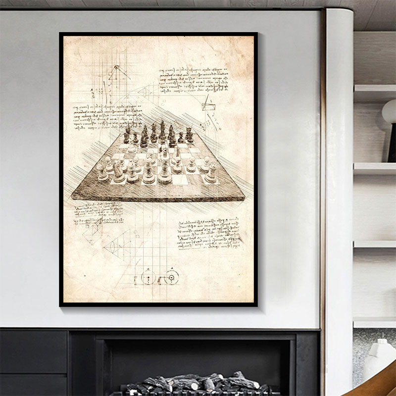 Vintage Abstract Da Vinci Insp - Star Map Poster review and price