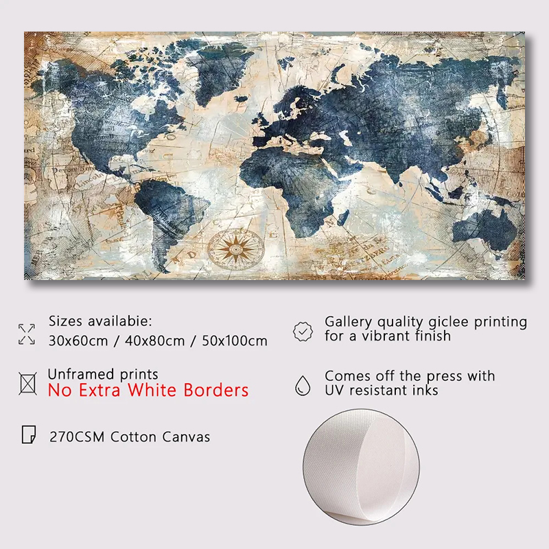 1pc Canvas Poster Vintage Art  - Star Map Poster review and price
