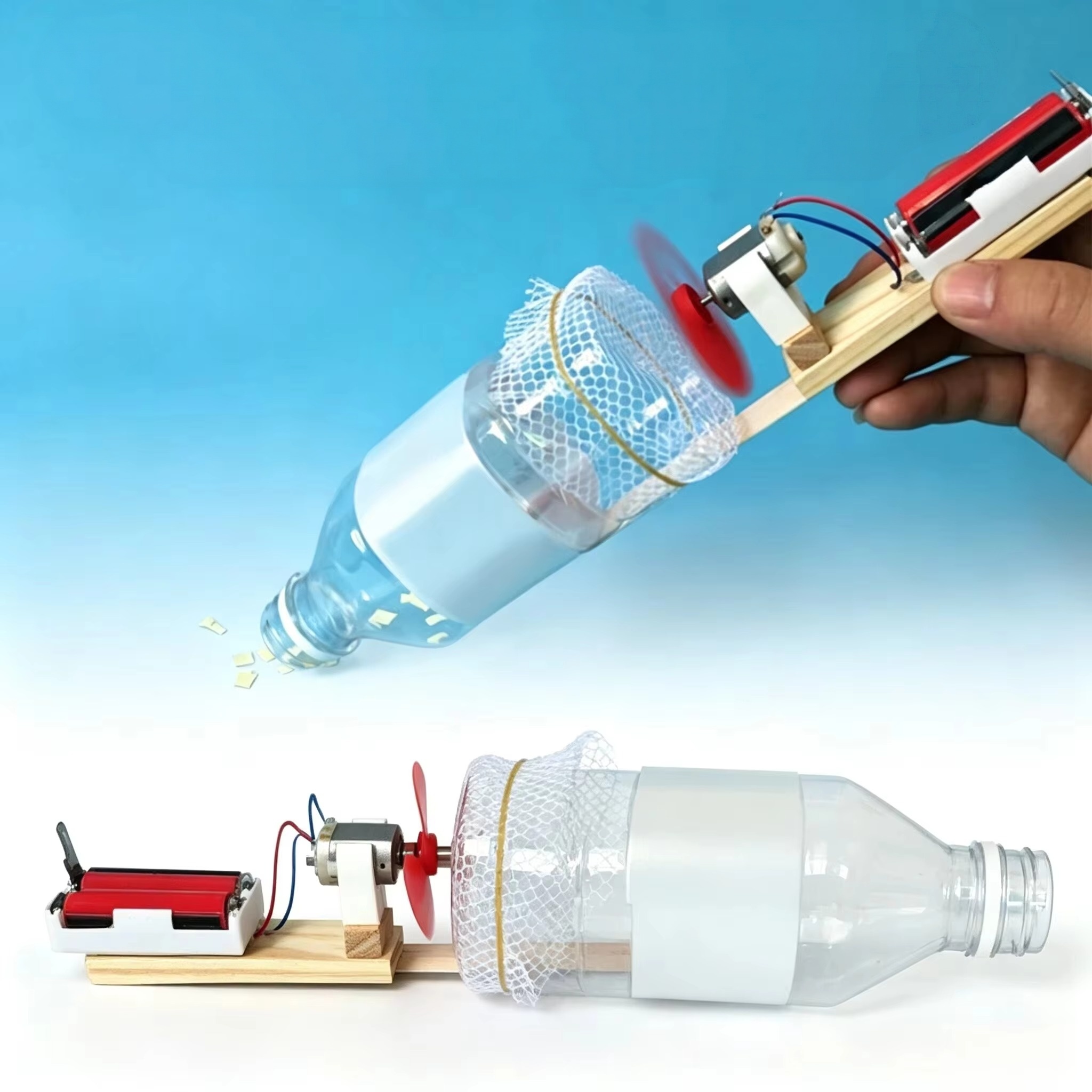DIY Mini Vacuum Cleaner STEM A - Science Hobby Kit review and price