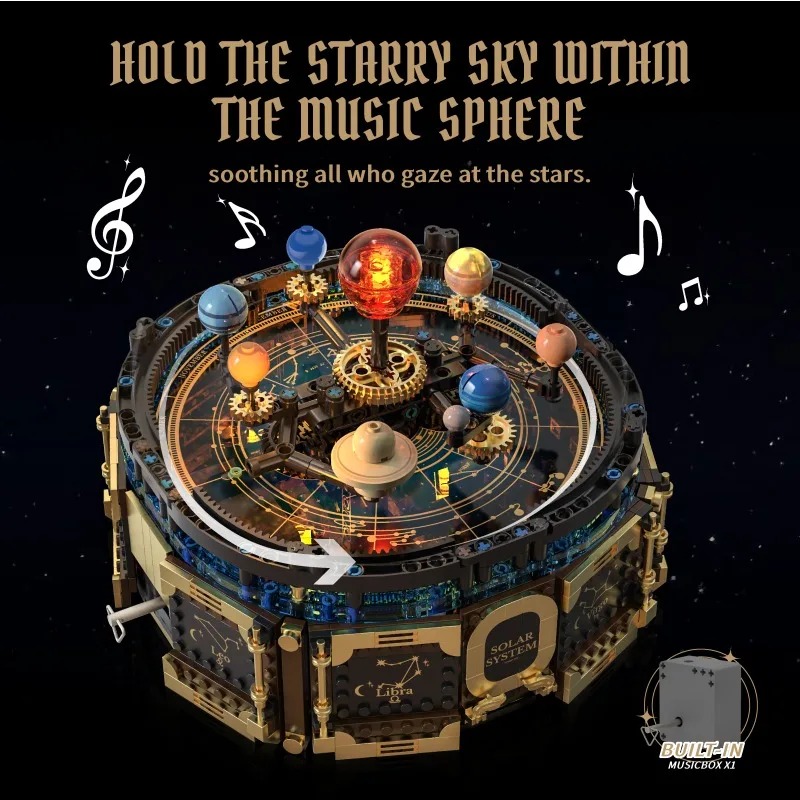 Solar System Music Box Buildin - Solar System Orrery review and price
