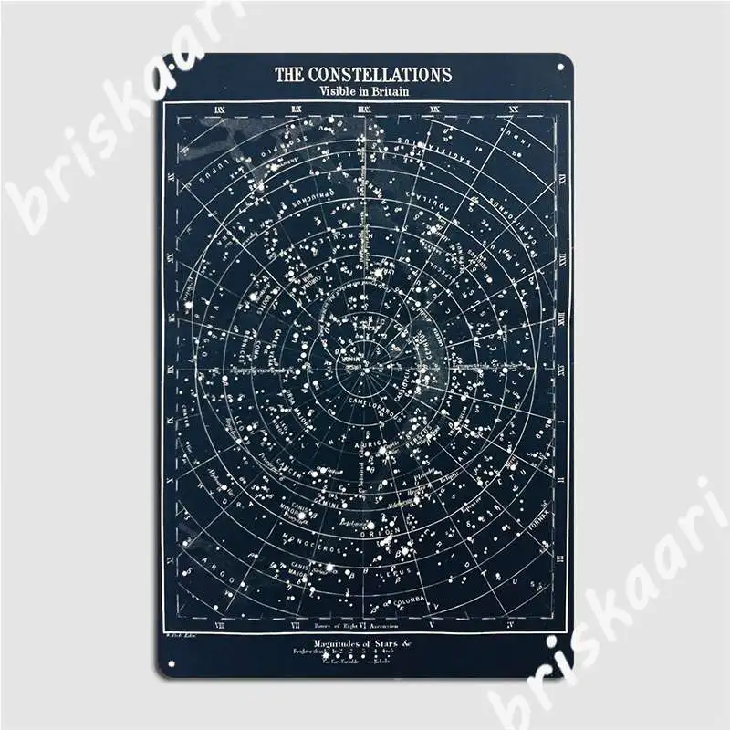 Vintage Star Constellations Ma - Star Map Poster review and price
