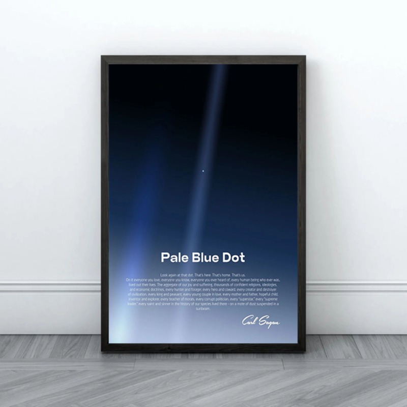 Pale Blue Dot Print Poster Voy - Star Map Poster review and price