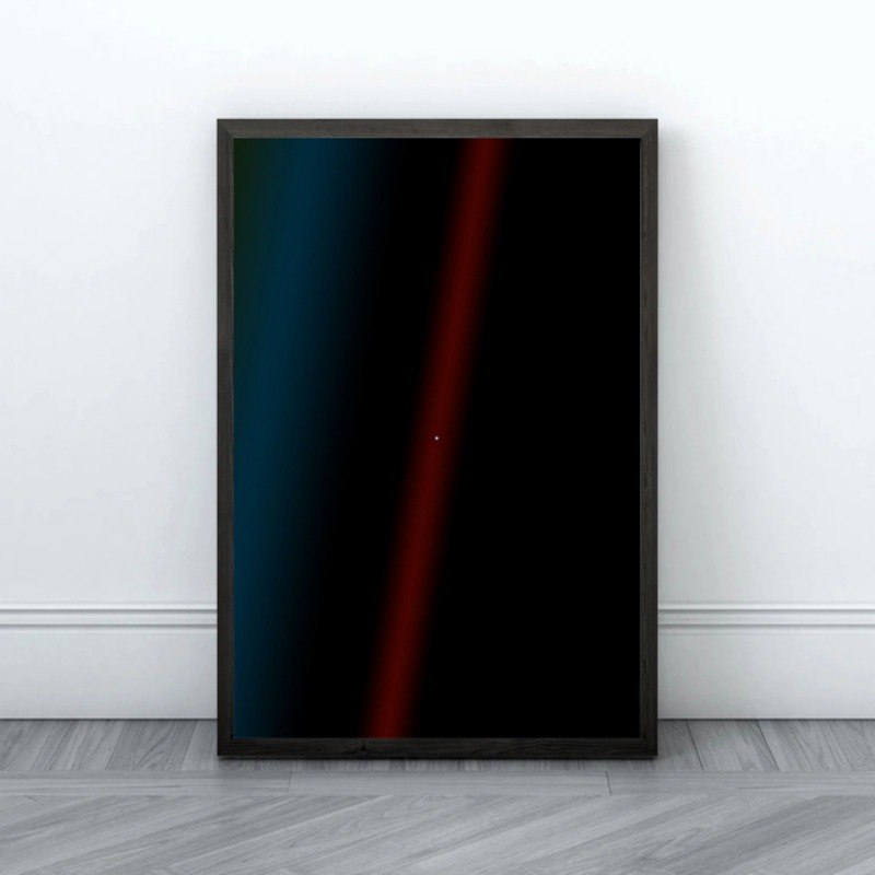 Pale Blue Dot Print Poster Voy - Star Map Poster review and price