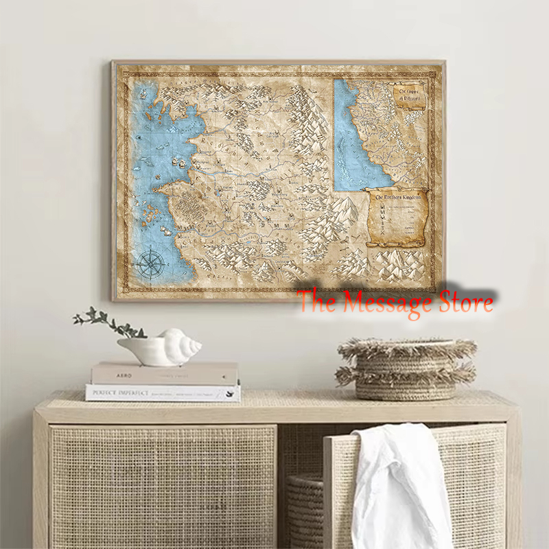 Witcher World Map Continent Lo - Star Map Poster review and price