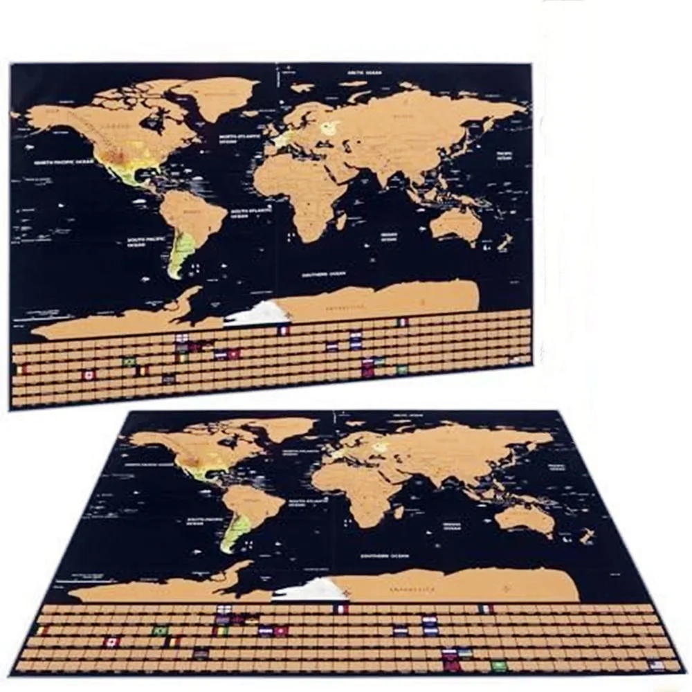 New Deluxe Travel Scratch Worl - Star Map Poster review and price