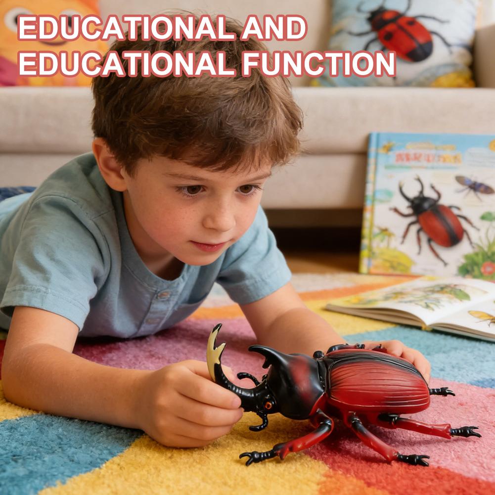 Realistic Stag Beetle Figurine - Science Nature review and price