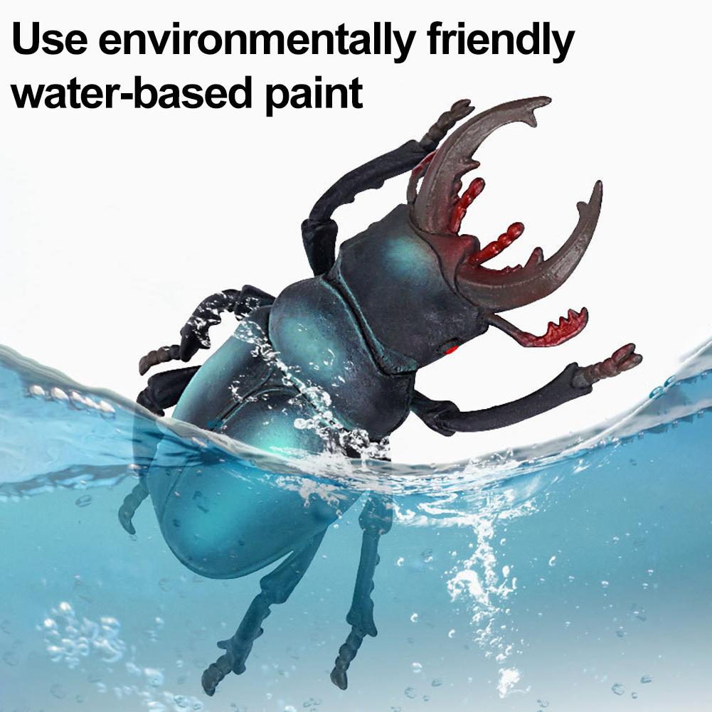 Realistic Stag Beetle Figurine - Science Nature review and price