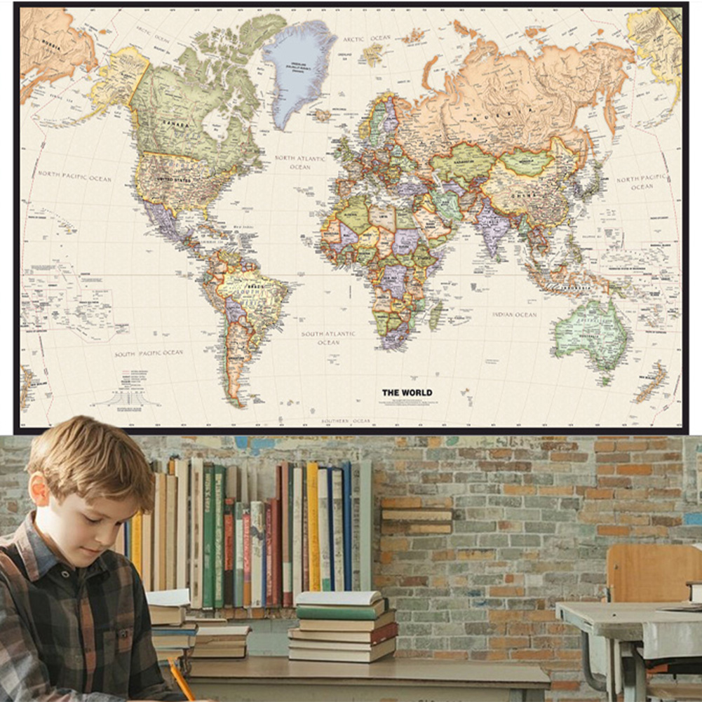 127x81cm/50x32inch Vintage Wor - Star Map Poster review and price