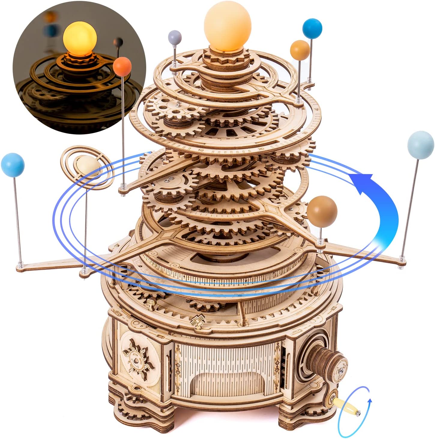 ROKR Wooden 3D Puzzle Toys - M - Solar System Orrery review and price
