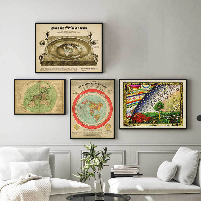 New Standard World Map Print F - Star Map Poster review and price